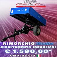 Rimorchio SOLIS TS-1000 da 1.000 Kg di portata com