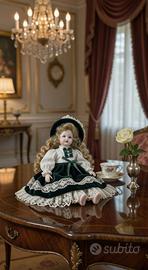Bambola porcellana stile vittoriano