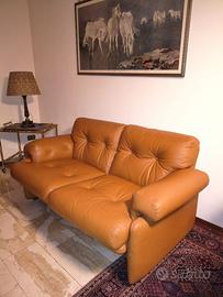 Divano in vera pelle italiana Mod. "CORONADO"