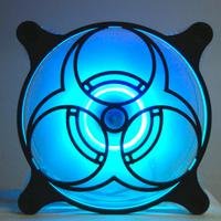Griglia ventola PC RGB 120mm decorativa Bio Hazard