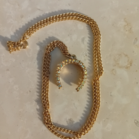 Collana vintage ferro di cavallo double face