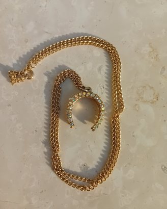 Collana vintage ferro di cavallo double face ?