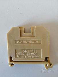 Morsetto passante da guida SAK Weidmuller 4/35