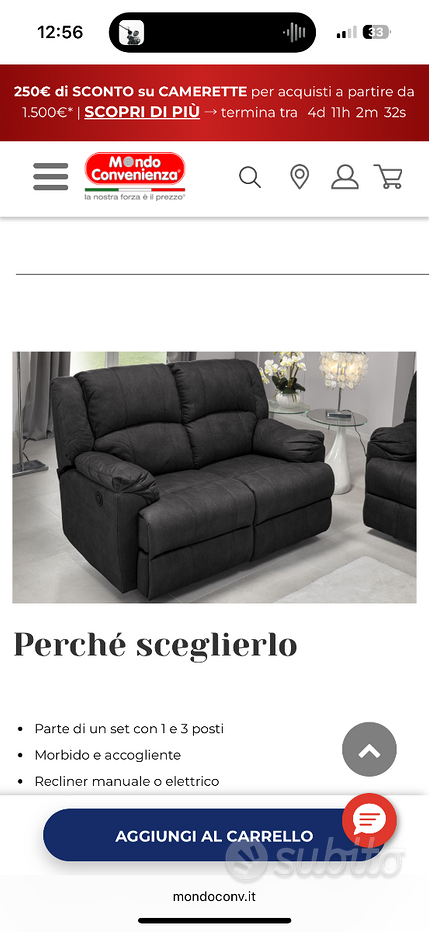 Mondo Convenienza Poltrona Relax Barbados Barbados Mondo