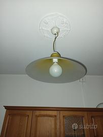 lampadario in vetro vintage 