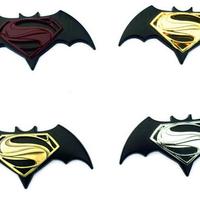 Logo BATMAN vs SUPERMAN V2 in 3D magnetico/adesivo