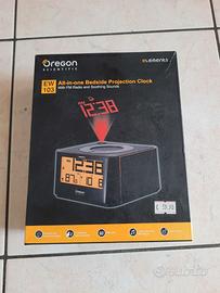 All-in-one bedside projection clock with FM Radio