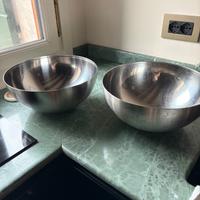 2  Ciottole acciaio inox 28 cm IKEA