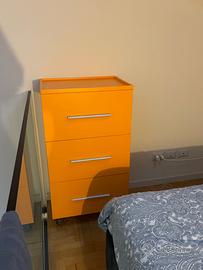 Cassettiera Arancione mobilificio