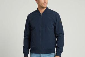 Giacca leggera blu da Uomo idrorepellente e traspi