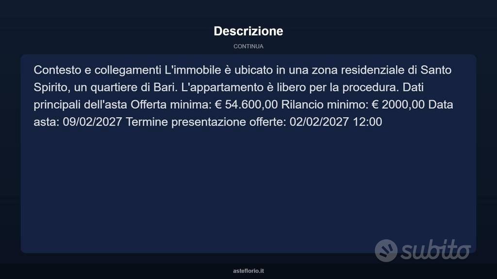 Appartamento – Bari, Santo Spirito - Vista 5