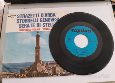 45 giri canti genovesi anni 60