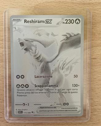 Reshiram Ex 173 pokemon bianco