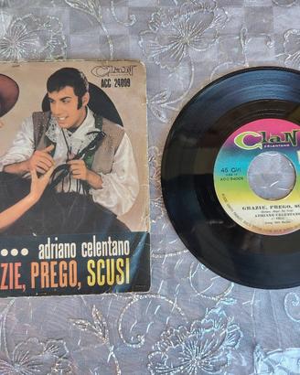 Disco 45 giri A. Celentano-Grazieprego, scusi