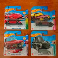 4x Lotto 1/64 Modellini Hot Wheels New Sealed