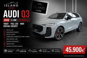 AUDI Q3 2026 S LINE AUTOMATICA 150CV FULL LED NAVI