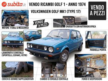 Ricambi originali Volkswagen Golf MK1 1974 Serie17