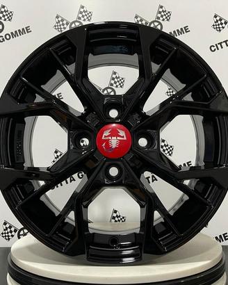 4 Cerchi in lega Abarth 500 da 15 NUOVI
