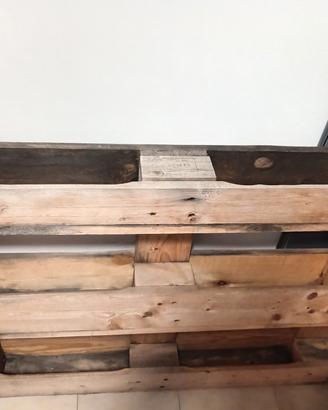 fioriera fatta con bancale EPAL