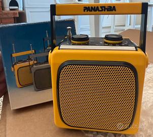 Radio cubo Panashiba AM-FM Modello FX 101 giallo