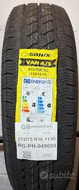 2 Pneumatici 215/75 R16 Sonix Tyre Van A/S