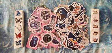 200 adesivi misti Doctor Who e The Corpse Bride