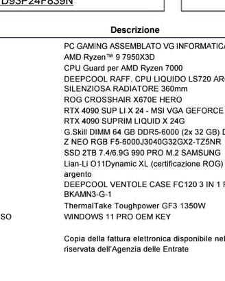 pc fisso alte prestazioni 
