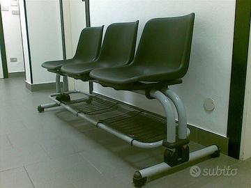 SET DI SEDIE MULTIPLA - PANCA 3 POSTI