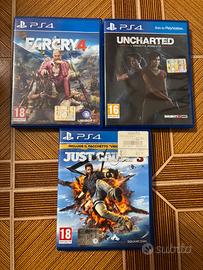 Lotto di 3 Giochi ps4