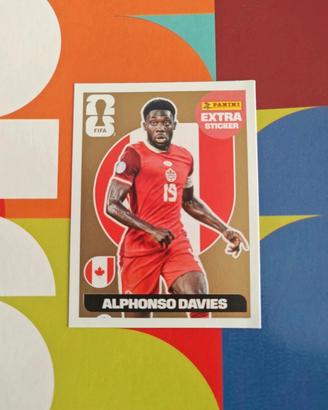 Extra sticker panini bronzo Alphonso Davies