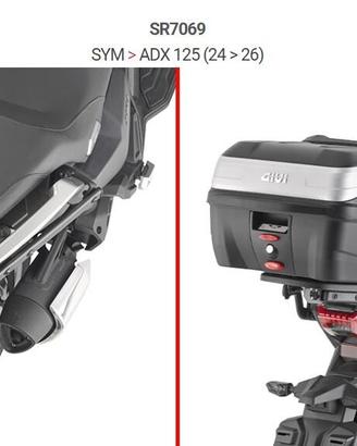 Attacco posteriore per bauletto SYM ADX 125