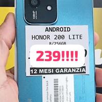 Honor 200 Lite 8/256 GB GARANZIA 12 MESI