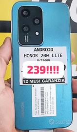 Honor 200 Lite 8/256 GB GARANZIA 12 MESI