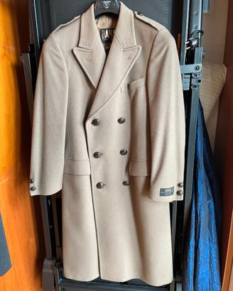 Cappotto doppiopetto DAKS in lana beige (46-48)
