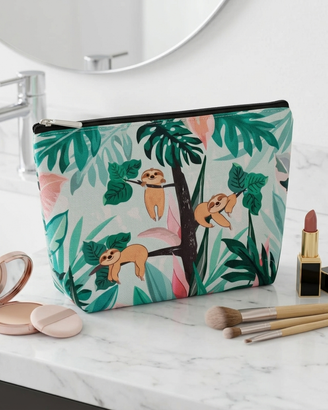 Pochette beauty case bradipi tropicale