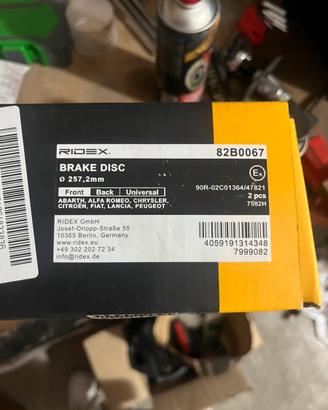 Dischi Freno Ridex