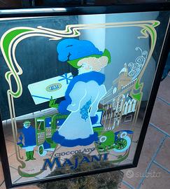 Specchio Majani Cioccolato Fiat Torino auto epoca 