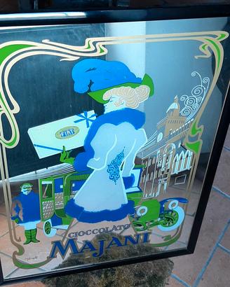 Specchio Majani Cioccolato Fiat Torino auto epoca 