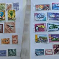 Collezione di Francobolli internazionali (+350 pz)