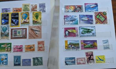 Collezione di Francobolli internazionali (+350 pz)