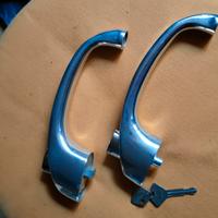 coppia di maniglie d'epoca fiat 1100 T nuove 