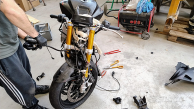 Aprilia rs660 incidentata