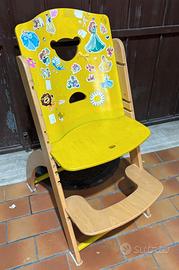 seggiolone evolutivo in legno