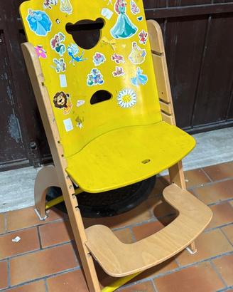 seggiolone evolutivo in legno