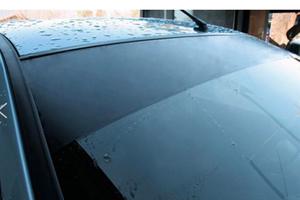 Fascia parasole nero lucido