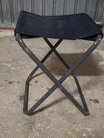 Sgabello pieghevole da campeggio