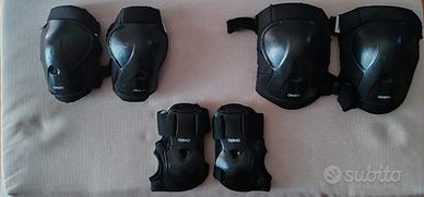 Set protezioni roller/monopattino/skate Oxelo 