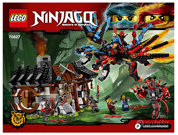 Istruzioni Lego NINJAGO La Forgia del Dragone