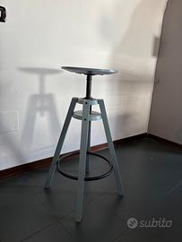 Sgabello alto colore grigio-blu