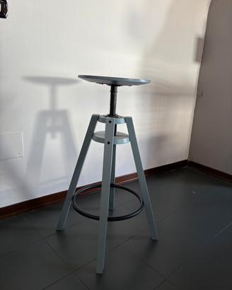 Sgabello alto colore grigio-blu